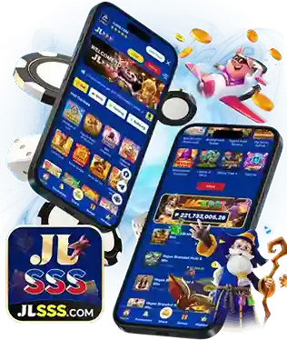Mobile phone showing LIKE777 app interface with options for login, register, games, download, and online casino access