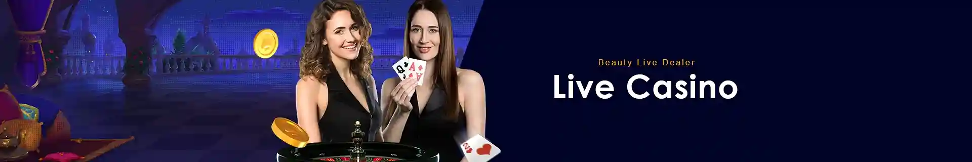 Live dealer in a luxurious LIKE777 online casino setting